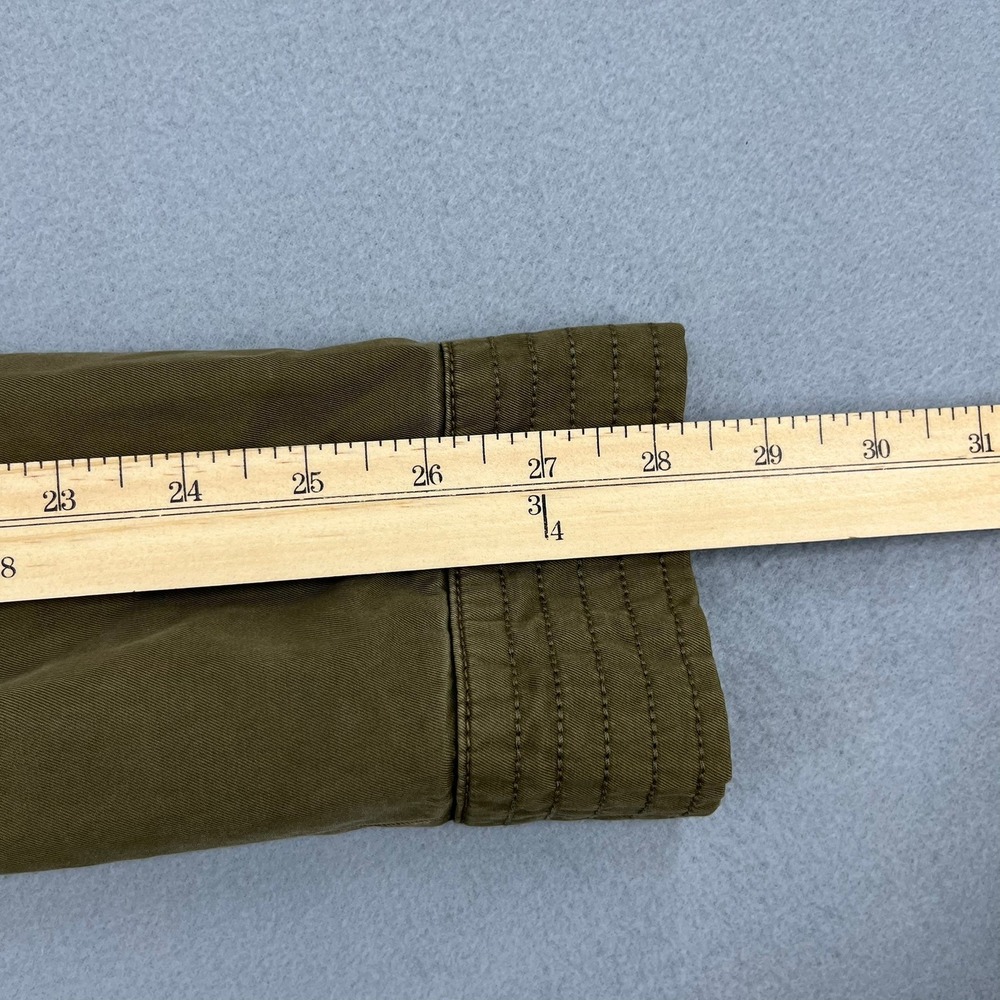 Lucky Brand Womens Small Olive Green Military Field Utility Jacket‎ Cotton - Picture 8 of 15